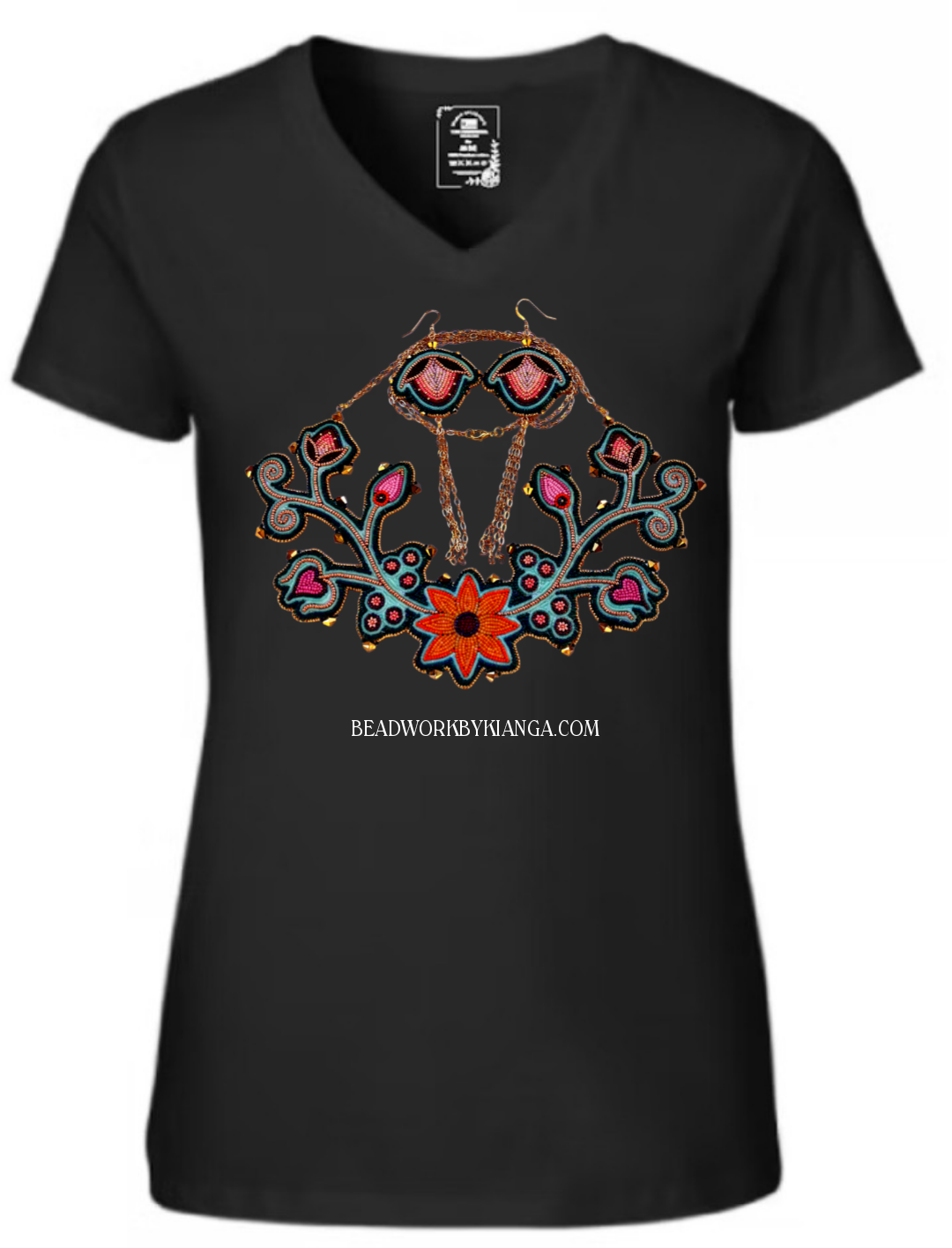 Beaded  Floral  Necklace