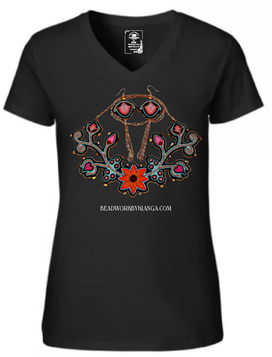 Beaded  Floral  Necklace